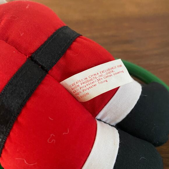 Vintage Avon Plush Santa Claus Towel Holder - Picture 3 of 4